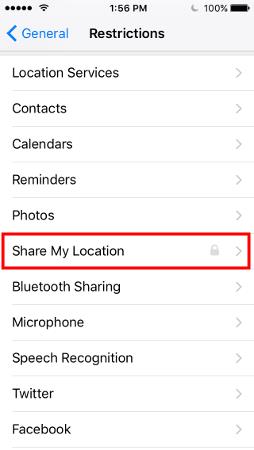 No se puede cambiar la configuración de los servicios de ubicación en iPhone, iPad o iPod Touch