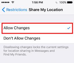 Impossible de modifier les paramètres des services de localisation sur iPhone, iPad ou iPod Touch