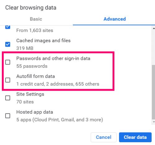 Como ativar e desativar o preenchimento automático no Google Chrome