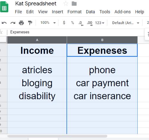 Cómo revisar la ortografía en Google Sheets