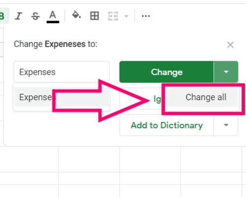 Come eseguire il controllo ortografico in Fogli Google