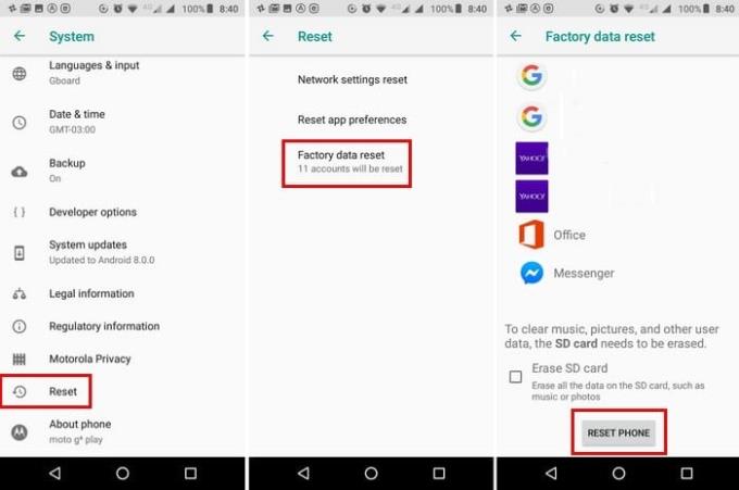 Cosa fare se si dimentica il passcode Android Android