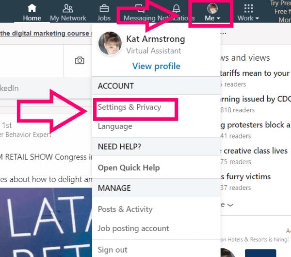 Come eliminare il tuo account LinkedIn