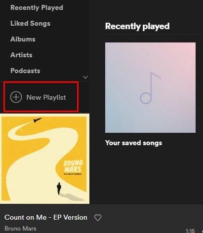 วิธีสร้างและแชร์เพลย์ลิสต์ Spotify