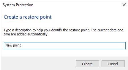 Windows 10：空きディスク容量への復元ポイントの削除