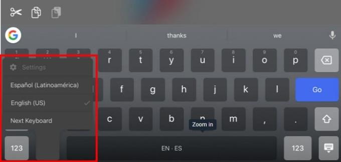 Android: Cách nhập các ngôn ngữ khác nhau bằng bàn phím Gboard