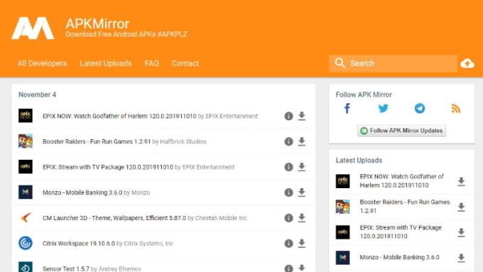 Android : Sites Web sécurisés pour télécharger des fichiers APK