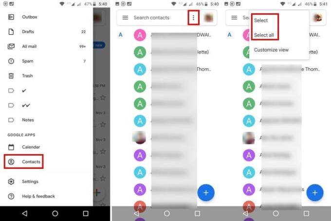 Como transferir contatos de uma conta do Gmail para outra