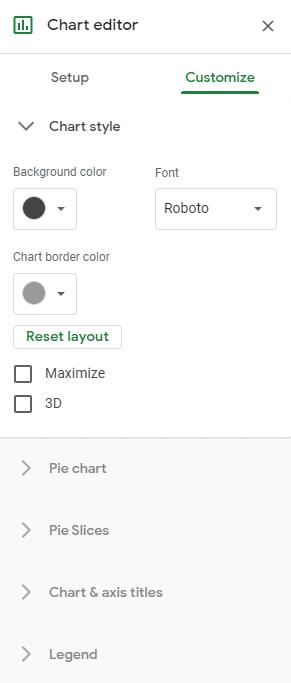 Google Tabellen: Diagrammfarben ändern