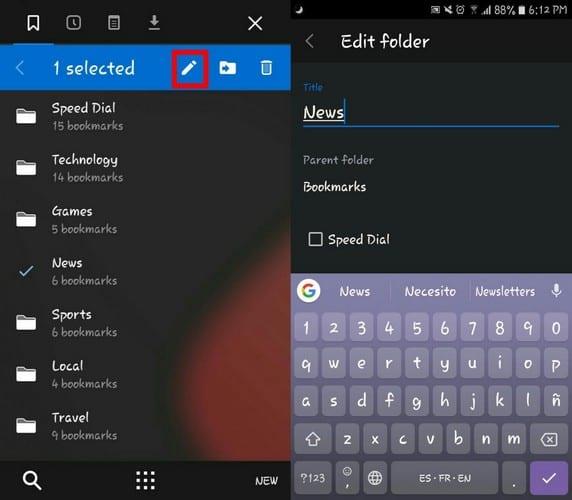 So verwenden Sie den Vivaldi-Browser auf Android