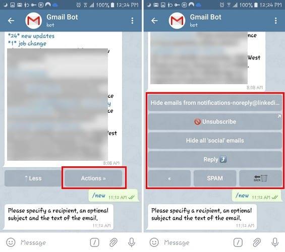 Android : accédez aux e-mails de Gmail via Telegram