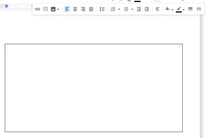 Google Docs: Adicionar uma borda