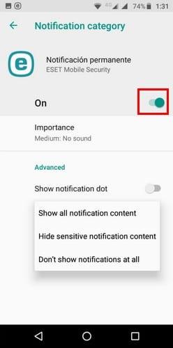 Cómo lidiar con las notificaciones persistentes de Android