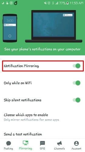 Cómo obtener notificaciones de Android en su computadora con Windows