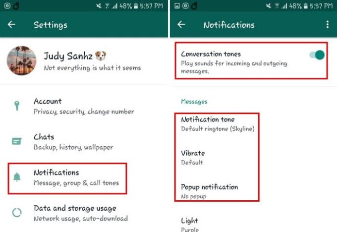 修復：WhatsApp 通知不起作用