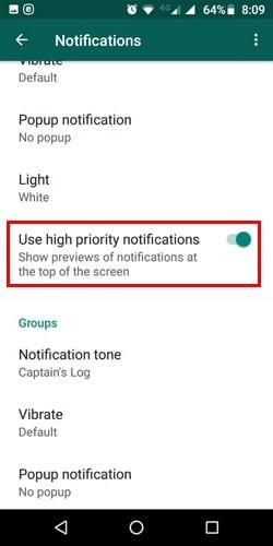 Correzione: le notifiche di WhatsApp non funzionano