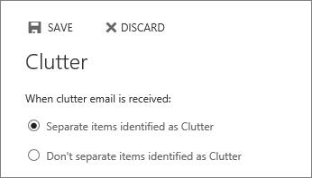 Outlook: Tắt Thư mục Clutter