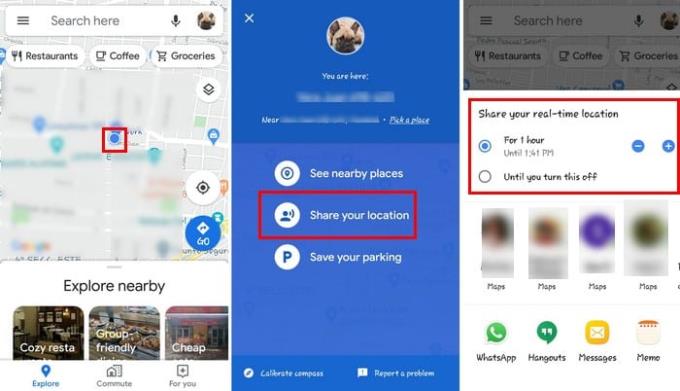 Cách chia sẻ vị trí theo thời gian thực trên WhatsApp và Google Maps