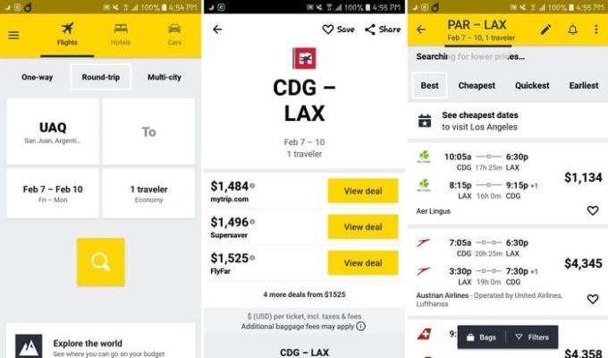 4 kostenlose Android-Apps, um günstige Flüge zu finden