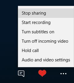 Skype：共享電腦屏幕