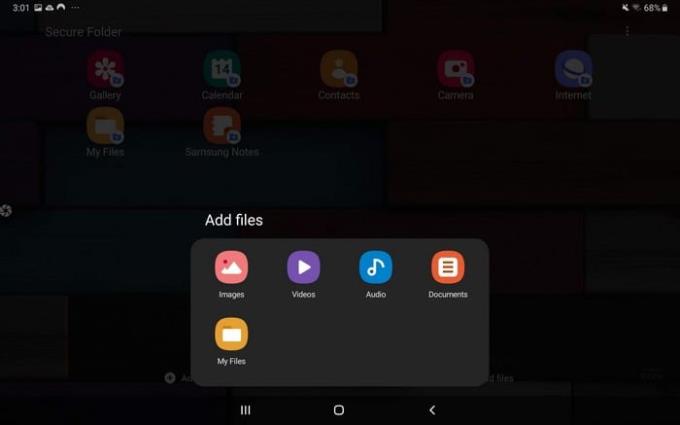 So fügen Sie Inhalte zu sicheren Samsung-Ordnern hinzu