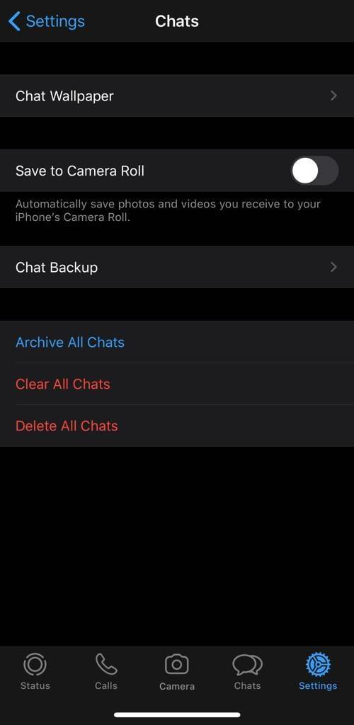 WhatsApp : empêcher l'enregistrement des photos