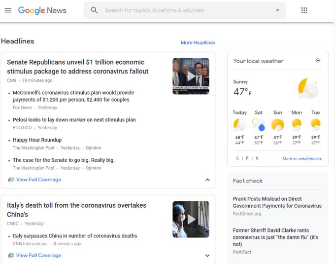 Cách cá nhân hóa Google News Feed