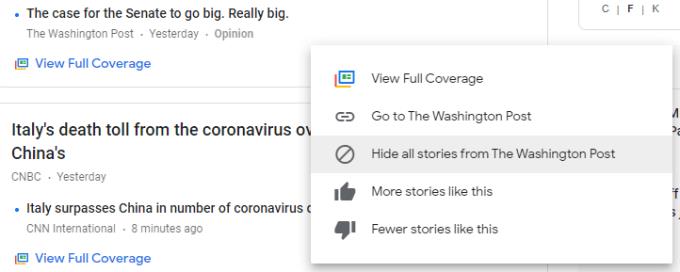 Como personalizar o feed do Google Notícias
