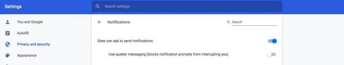 Come disattivare le notifiche in Chrome