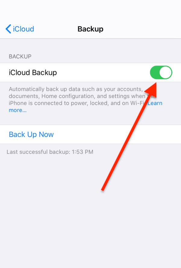 Làm thế nào để sao lưu iPhone vào iCloud