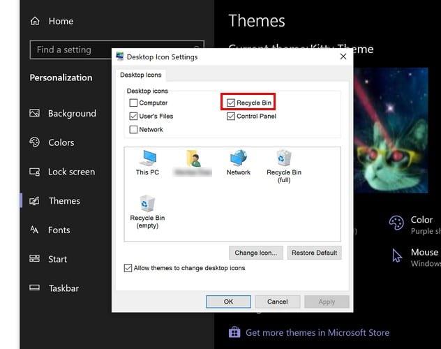 Windows 10：修復損壞的回收站消息