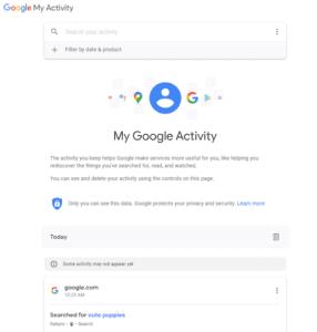 Google検索履歴を見つける方法