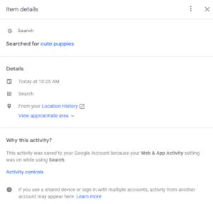 Google検索履歴を見つける方法