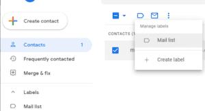 Gmail: een mailinglijst maken