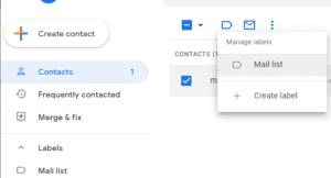 Gmail : Comment créer une liste de diffusion