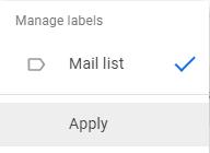 Gmail: Cách tạo danh sách gửi thư