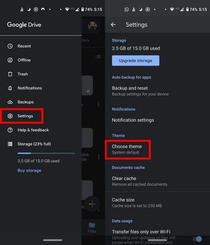 Comment activer le mode sombre dans Google Play