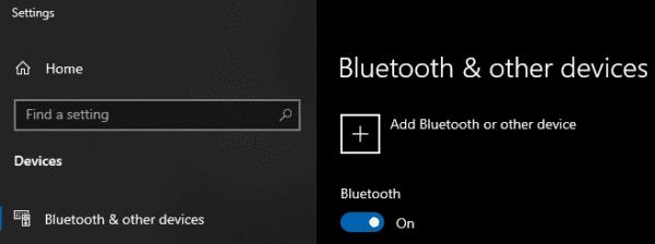 Windows 10: attiva/disattiva Bluetooth