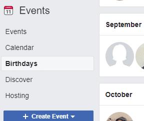 Facebook：誰かの誕生日を見つける方法