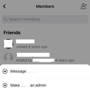 Facebook：グループまたはページに管理者を追加