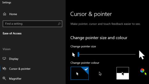Windows 10：マウスポインターのサイズを変更する方法