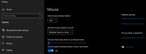 Windows 10: come mostrare la posizione del puntatore