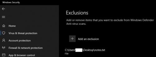 Windows 10: Cách loại trừ tệp khỏi Windows Defender