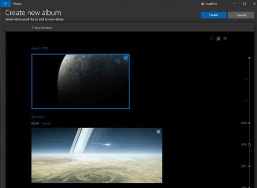 Windows 10: Thêm một Album mới trong Ứng dụng Ảnh