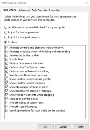 Windows 10：フォントの滑らかなエッジを無効にする