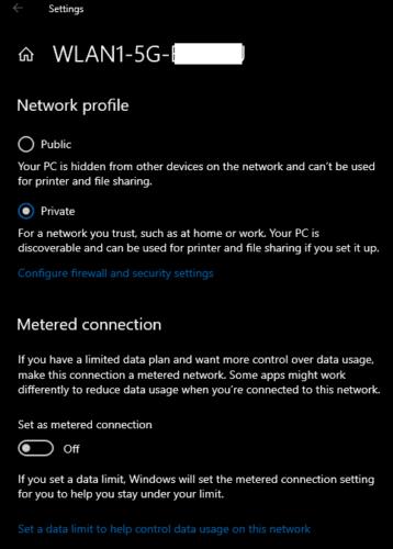 Windows 10：如何配置按流量計費的連接