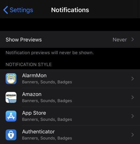 iPhone : Comment désactiver les aperçus de notification