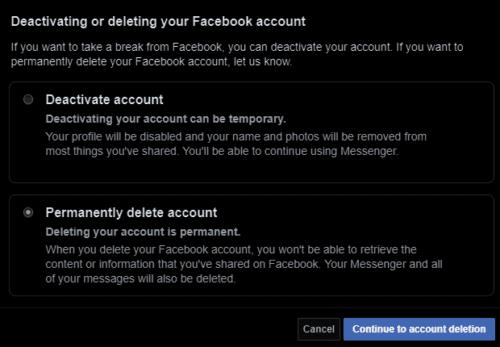 Facebookプロフィールを削除する方法（2020年版）