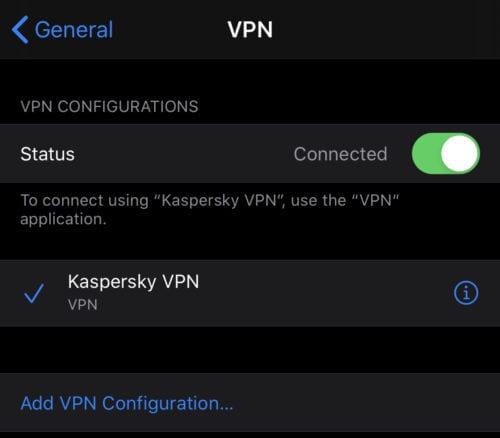 iPhone：VPNをオフにする方法