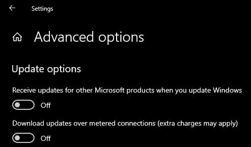 Windows 10：従量制接続を介したダウンロードの有効化/無効化